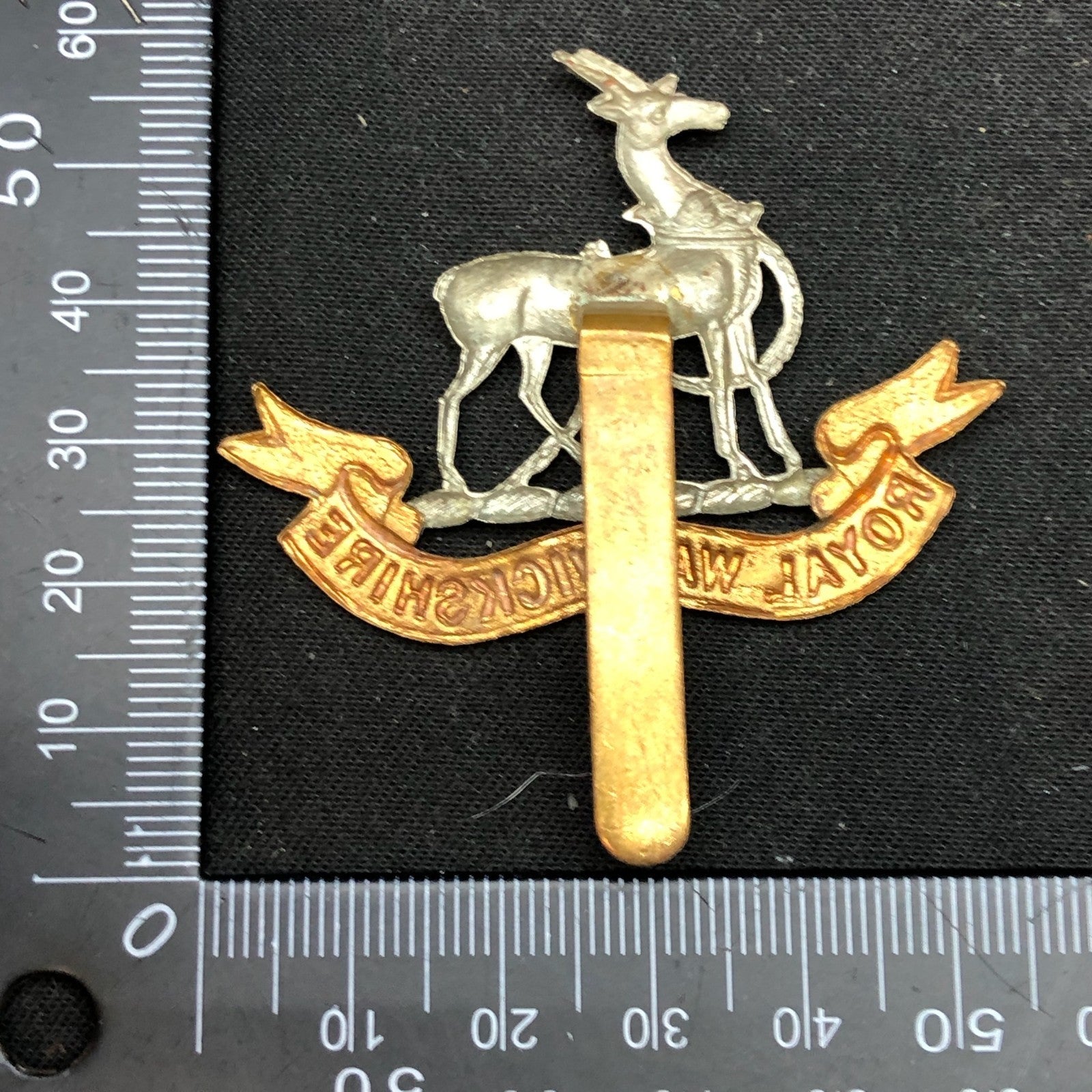 Original WW2 British Army Cap Badge - Royal Warwickshire Regiment - The Militaria Shop