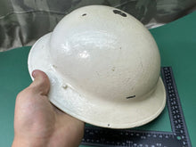 Load image into Gallery viewer, Original WW2 British Civil Defence Home Front Warden Helmet - Repainted
