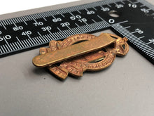 Load image into Gallery viewer, Original British Army WW2 RAOC Royal Army Ordnance Corps Cap Badge
