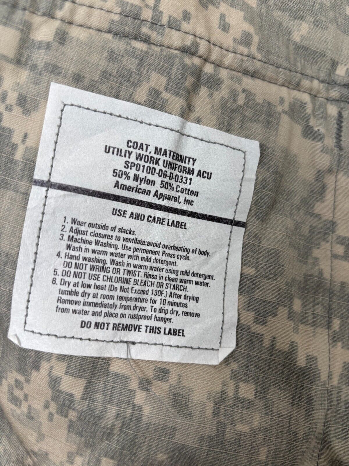 Surplus US Army ACU Combat Uniform Jacket-6R - The Militaria Shop