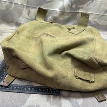 Load image into Gallery viewer, Original WW2 British Army 37 Pattern Webbing Large Pack - Wartime Dated
