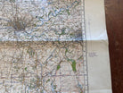 Original WW2 British Army OS Map of Great Britain - Preston Blackpool Southport - The Militaria Shop