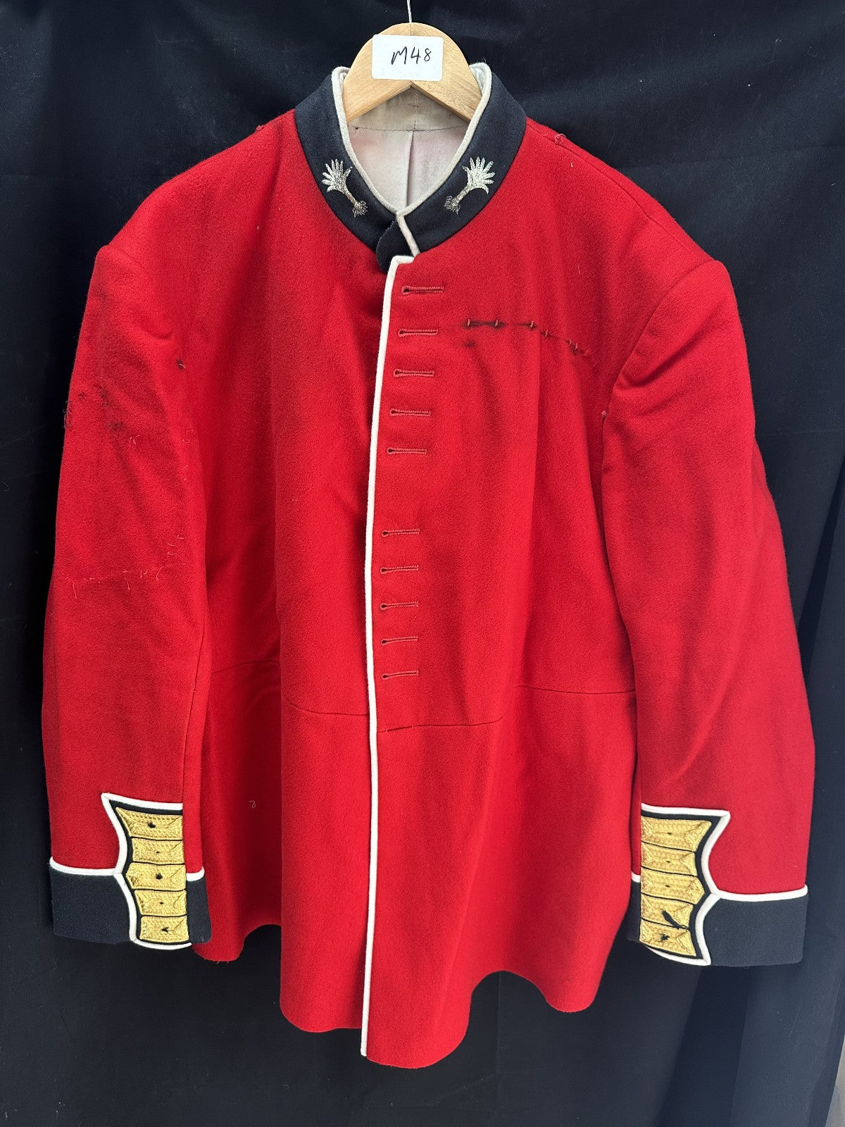 Genuine British Army Welsh Guards Sergeant Red Ceremonial Tunic Jacket ...