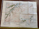 Original WW2 British Army GSGS Map of Scotland - Fort Augustus - The Militaria Shop