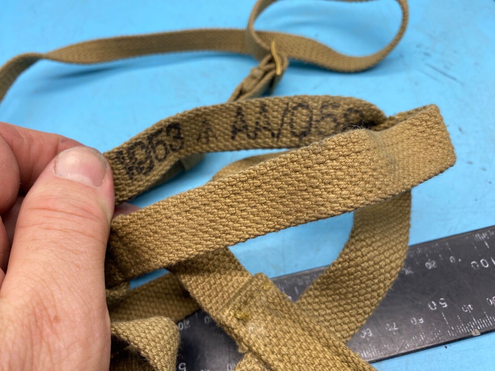Original British Army 37 Pattern Webbing - Cavalry Pattern Waterbottle Carrier - The Militaria Shop