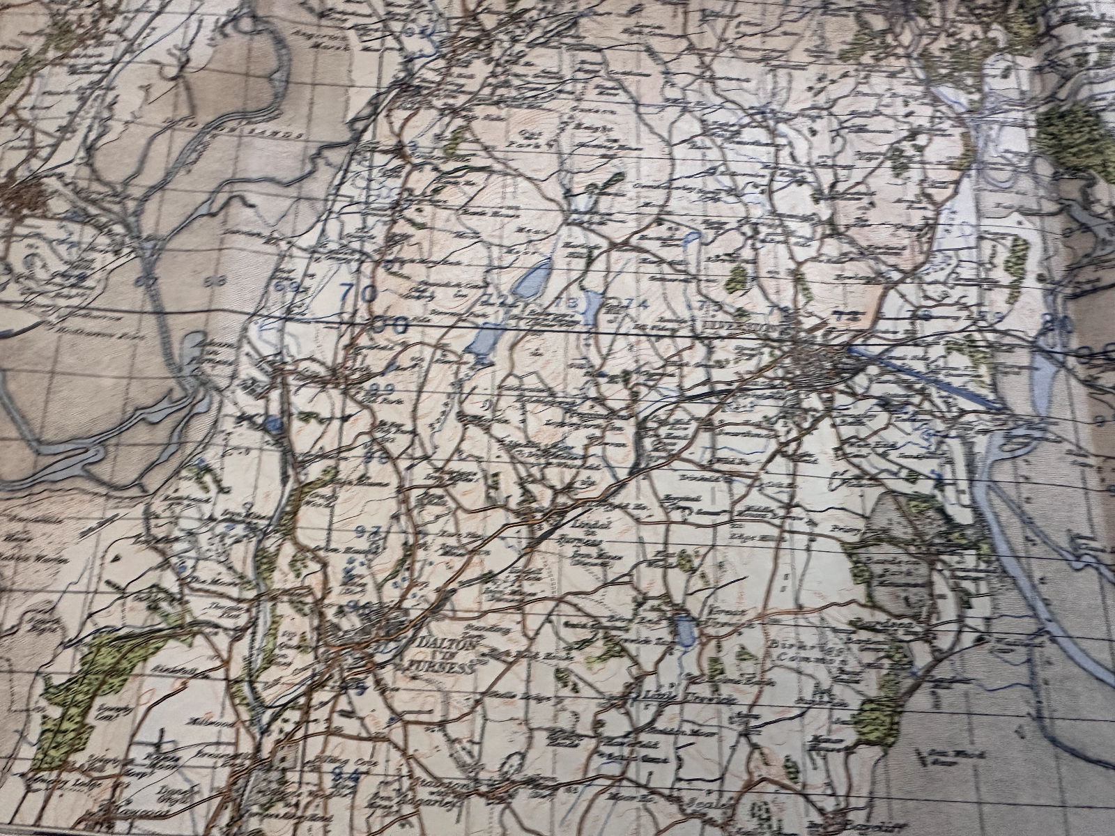 Original WW2 British Army GSGS Map of England & Wales - Windermere & Ulverston - The Militaria Shop