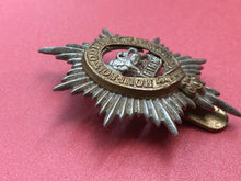 Load image into Gallery viewer, Original WW2 British Army Cap Badge - Worcestershire Regiment
