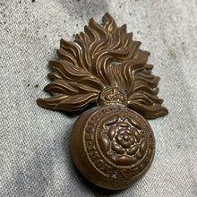 Load image into Gallery viewer, Original WW2 British Army Royal Fusiliers Cap Badge
