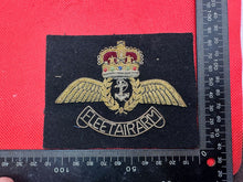 Load image into Gallery viewer, British Army Bullion Embroidered Blazer Badge - Fleet Air Arm
