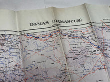 Charger l&#39;image dans la galerie, Original WW2 British Army / RAF Map - Damacus
