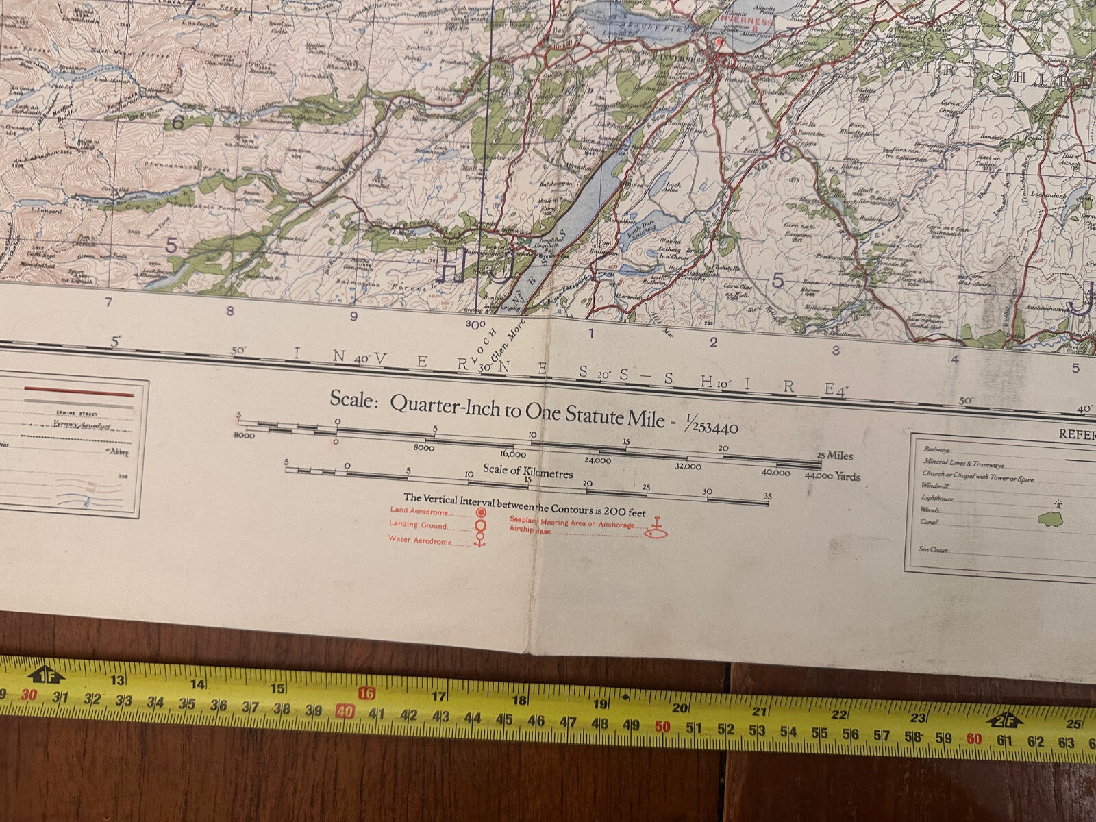 Original WW2 British Army RAF Navy Base Map of Scotland North - The Militaria Shop