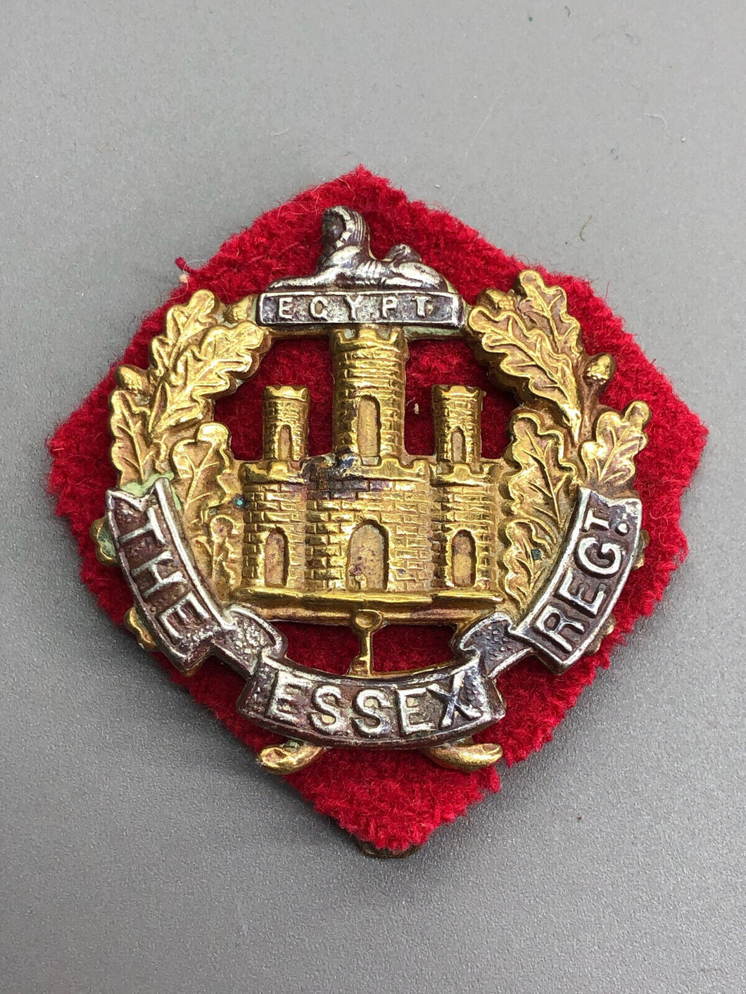 Original WW1 British Army Cap Badge - The Essex Regiment