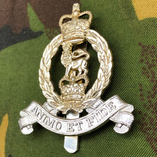 Load image into Gallery viewer, Original British Staybrite Army Cap Badge - Adjutant General&#39;s Corps - The Militaria Shop
