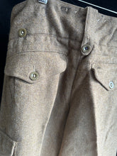 Load image into Gallery viewer, Original British Army Battledress Trousers - Small Size - 30&quot; Waist
