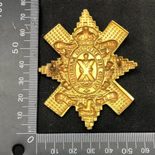 Load image into Gallery viewer, Genuine British Army Brass Cap Badge - Glasgow Highlanders - The Militaria Shop
