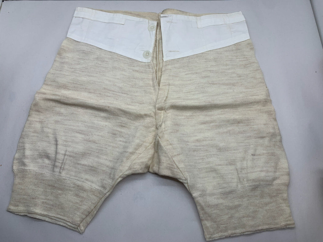 Original WW2 Pattern British Army Woollen Shorts / Boxer Shorts - New Old Stock