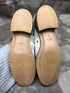 Genuine British Army Women's White Summer Shoes - WW2 Pattern - Size UK 3 S - The Militaria Shop