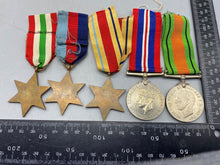 Load image into Gallery viewer, Original Group of WW2 British Army Service Medals, Italy Africa 39/45 War Defenc
