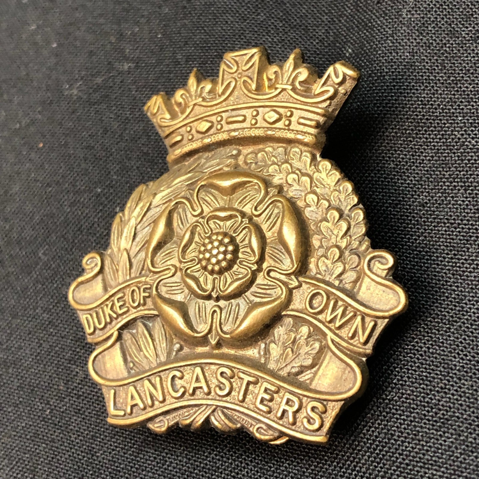 Original WW1 British Army Regimental Cap Badge - Duke of Lancasters Own Yeomanry - The Militaria Shop