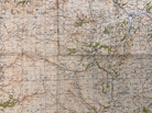 Original WW2 British Army GSGS OS Map of Great Britain - Llanidloes - The Militaria Shop
