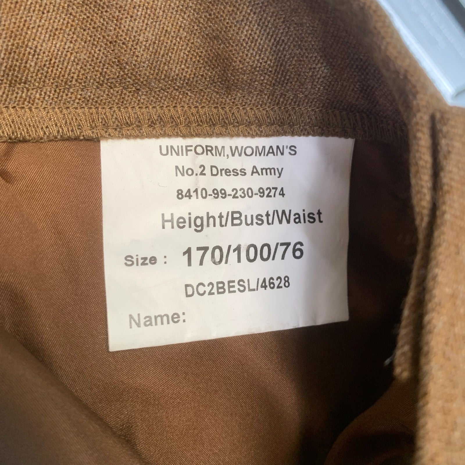 British Army Woman's No2 Dress Uniform Skirt - Grade 1 - Size 170/100/76 - The Militaria Shop