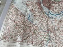 Load image into Gallery viewer, Original WW2 German Army Map of the UK - Manchester / Liverpool / Chester
