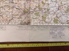 Original WW2 British Army GSGS OS Map of England - Bishop's Castle - The Militaria Shop