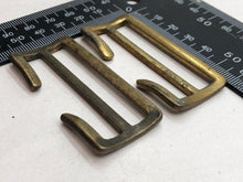 Load image into Gallery viewer, Original WW2 British Army Small Pack / Large Pack Strap Brass Buckles
