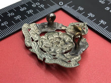 Load image into Gallery viewer, Original WW1 British Army Derbyshire Yeomanry Cap Badge
