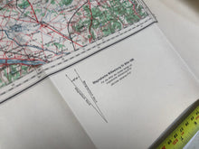 Load image into Gallery viewer, Original WW2 German Army Map of France - Angers
