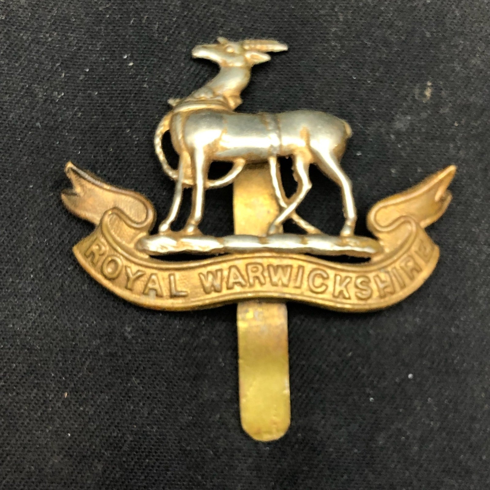 Original WW2 British Army Cap Badge - Royal Warwickshire Regiment - The Militaria Shop