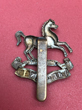 Load image into Gallery viewer, Original WW2 British Army Cap Badge - The Kings Liverpool Regiment
