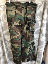 Load image into Gallery viewer, Genuine US Army Camouflaged Overgarment Protective - Small - 38&quot; Waist
