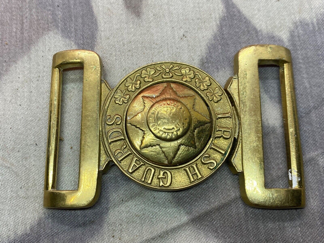 Original British Army c1895 British Victorian Irish Guards Service Brass Buckle