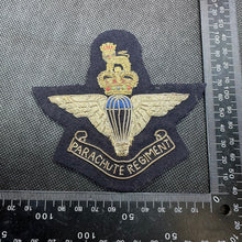 Load image into Gallery viewer, British Army Bullion Embroidered Blazer Badge - Parachute Regiment
