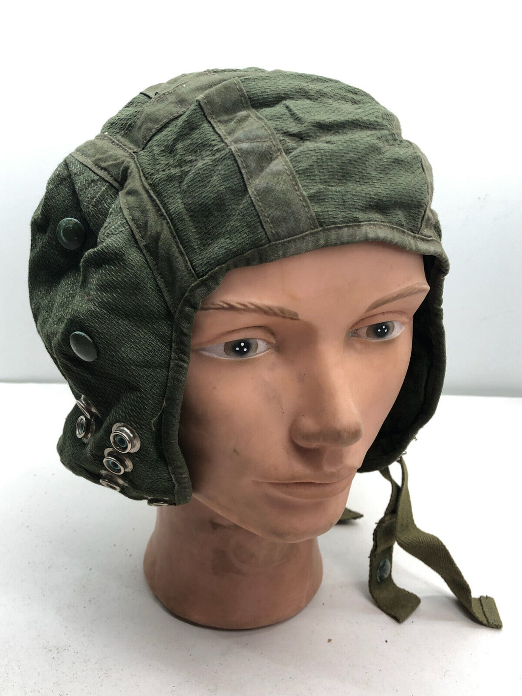 Original Royal Air Force RAF Cold War Period G Type Green Jet Flying Helmet 22C