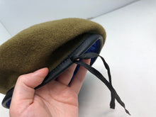 Charger l&#39;image dans la galerie, Genuine British Army Guards Regiment Khaki Regimental Beret Hat - Size 59cm
