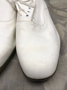 Genuine British Army Women's White Summer Shoes - WW2 Pattern - Size UK 12 L - The Militaria Shop