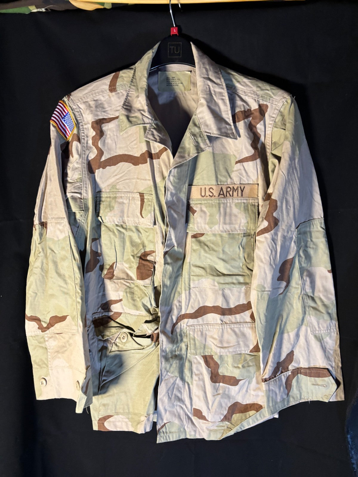 Gulf War US Army DCU Camouflaged Combat Field Coat/Jacket - Small/Short - The Militaria Shop