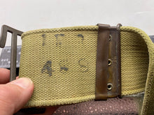 Load image into Gallery viewer, Original WW1 1908 Pattern Webbing Belt - Irish Army 1925 Dated - Mills Co
