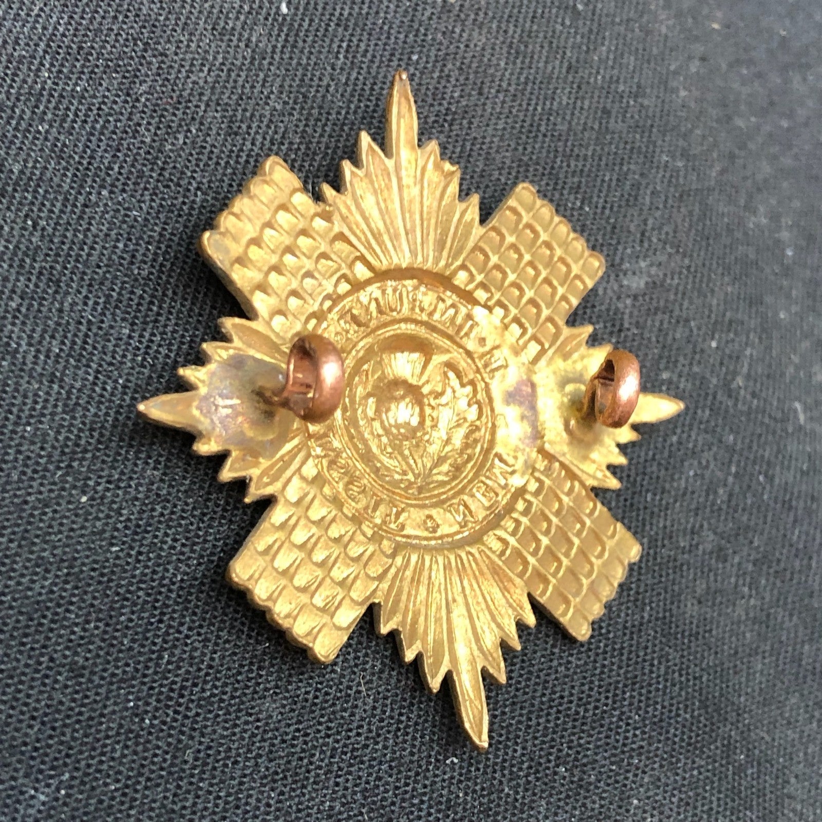 Original WW2 British Army Cap Badge - Scots Guards - The Militaria Shop