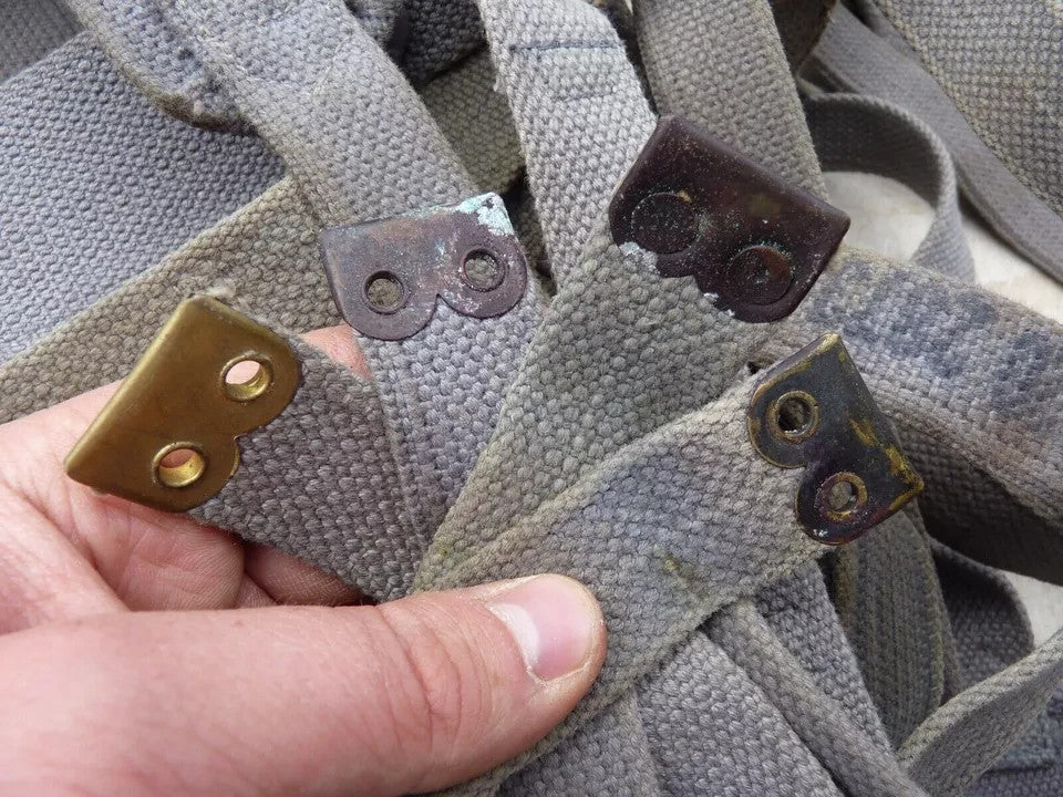 Original WW2 British RAF Blue Blanco Shoulder Strap 37 Pattern - The Militaria Shop
