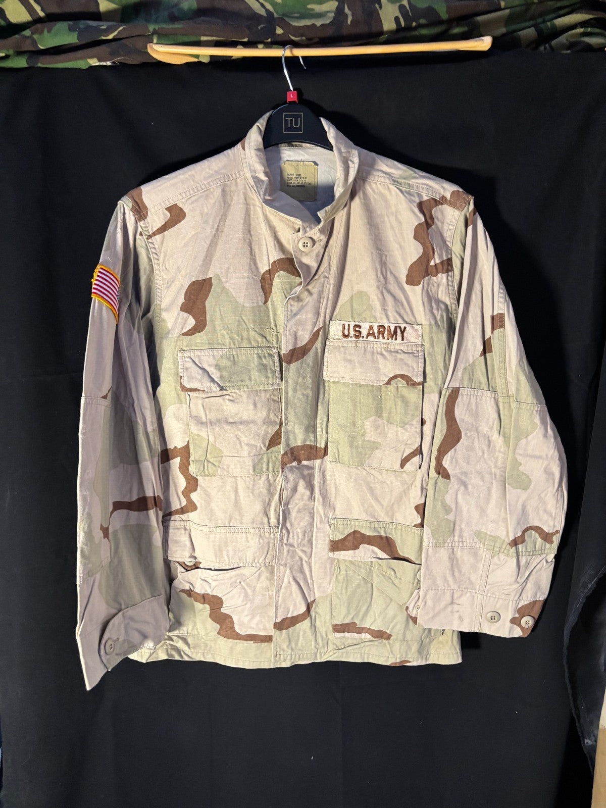 Gulf War US Army DCU Camouflaged Combat Field Coat/Jacket - Medium/Short - The Militaria Shop