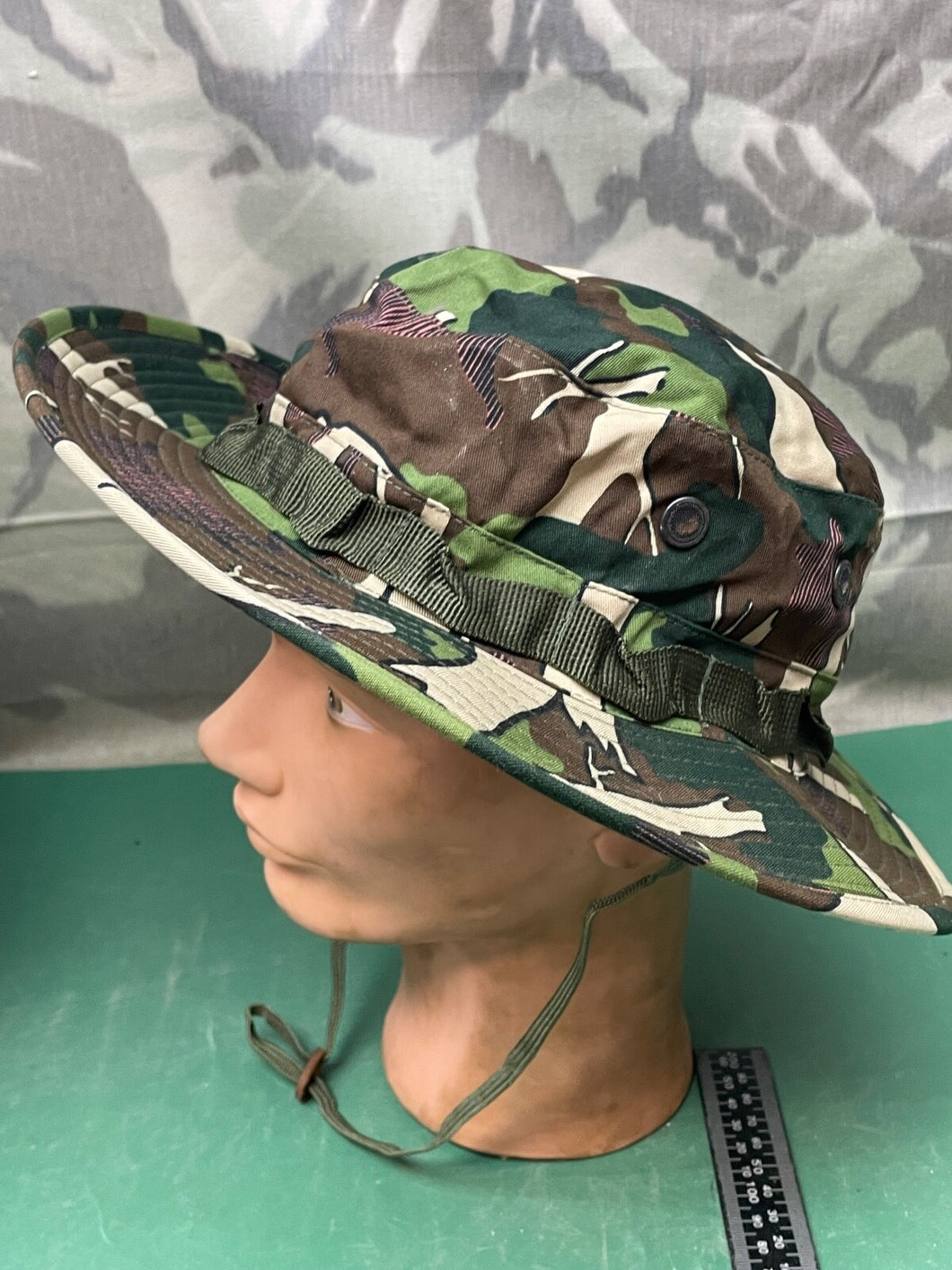 Genuine US Army Jungle Camouflage Boonie Sun Hat Hot Weather Type II - Size 7 - The Militaria Shop