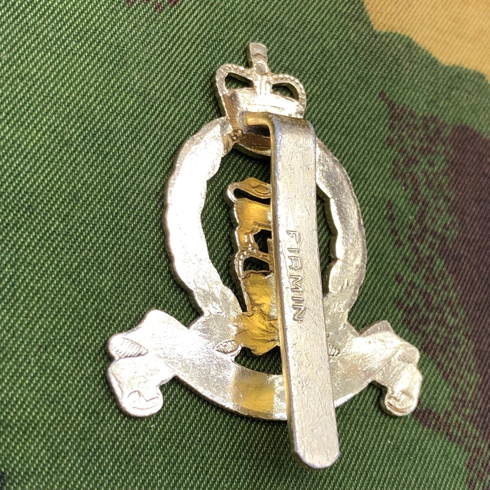 Original British Staybrite Army Cap Badge - Adjutant General's Corps - The Militaria Shop