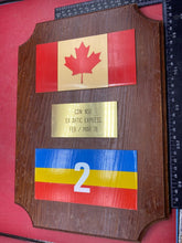 Load image into Gallery viewer, Original Canadian Army Large Wooden - Excercise Arctic Express - Wall Plaque
