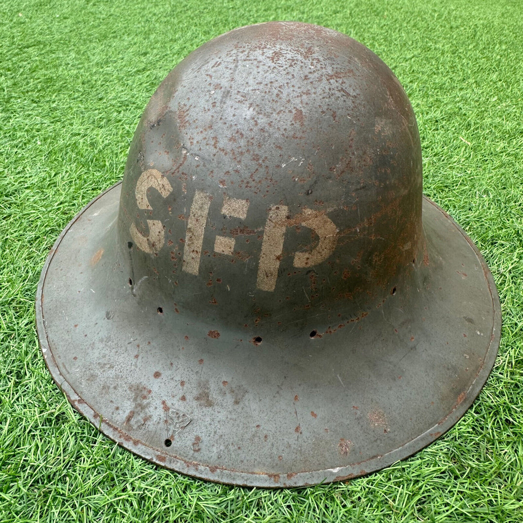 Original WW2 British Home Front Civillian Zuckerman Helmet - SFP - 1941 Dated