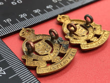 Load image into Gallery viewer, Original British Army RAOC Royal Army Ordnance Corps Collar Badge Pair
