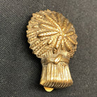 Genuine WW2 British Army Brass Cap Badge - Royal Artillery - The Militaria Shop