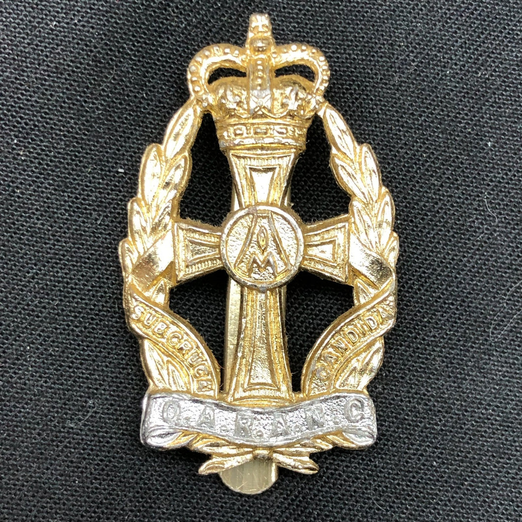 Original British Staybrite Army Cap - Queen Alexandra's Royal Army Nursing Corps - The Militaria Shop